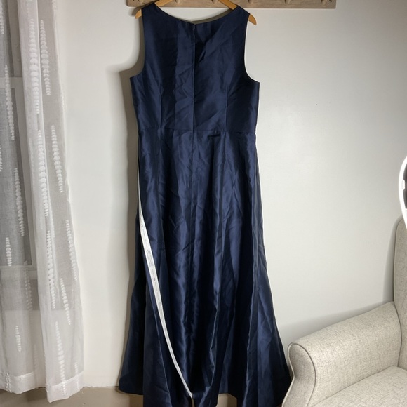 ALFRED SUNG Deep Blue Formal Maxi Dress - Picture 4 of 16